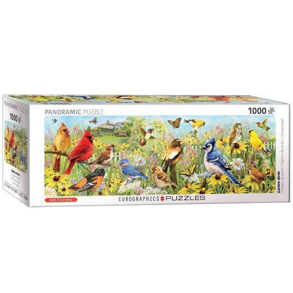 EUROGRAPHICS, 6010-5338, 628136653381, EUROGRAPHICS PANORAMA UCCELLI DEL GIARDINO 1000 PZ