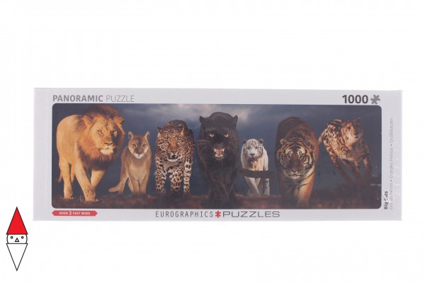 EUROGRAPHICS, 6010-0297, 628136502979, EUROGRAPHICS PANORAMA GROSSI GATTI 1000 PZ