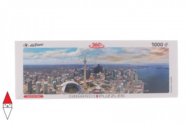 EUROGRAPHICS, 6010-5303, 628136653039, EUROGRAPHICS PANORAMA TORONTO, CANADAEUR 1000 PZ