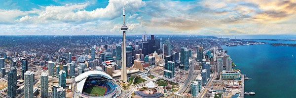 EUROGRAPHICS, 6010-5303, 628136653039, EUROGRAPHICS PANORAMA TORONTO, CANADAEUR 1000 PZ