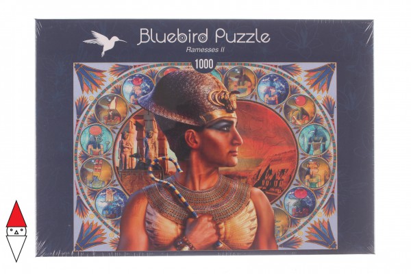 BLUEBIRD, 70176, 3663384701764, PUZZLE TEMATICO BLUEBIRD ANTICO EGITTO RAMESSES II 1000 PZ