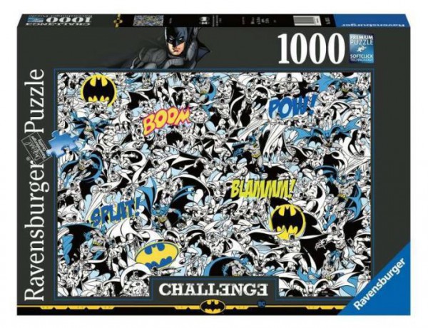 RAVENSBURGER, 16513, 4005556165131, PUZZLE GRAFICA RAVENSBURGER FUMETTI CHALLENGE BATMAN 1000 PZ