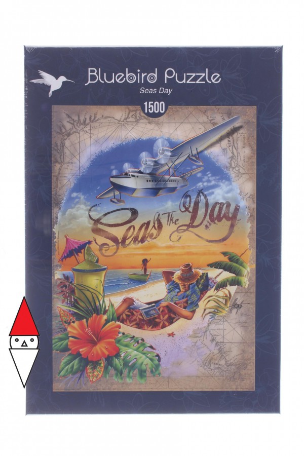 BLUEBIRD, 70105, 3663384701054, PUZZLE TEMATICO BLUEBIRD MARE E OCEANO SEAS DAY 1500 PZ