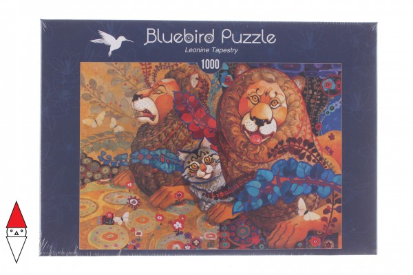 BLUEBIRD, 70091, 3663384700910, PUZZLE GRAFICA BLUEBIRD LEONI LEONINE TAPESTRY 1000 PZ