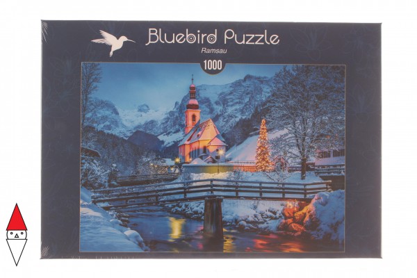 BLUEBIRD, 70269, 3663384702693, PUZZLE PAESAGGI BLUEBIRD NATALE RAMSAU 1000 PZ