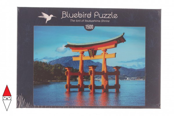 BLUEBIRD, 70009, 3663384700095, PUZZLE EDIFICI BLUEBIRD PAGODE THE TORII OF ITSUKUSHIMA SHRINE 1500 PZ
