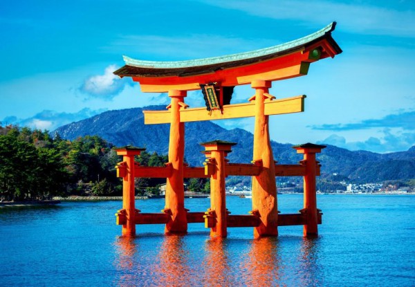 BLUEBIRD, 70009, 3663384700095, PUZZLE EDIFICI BLUEBIRD PAGODE THE TORII OF ITSUKUSHIMA SHRINE 1500 PZ