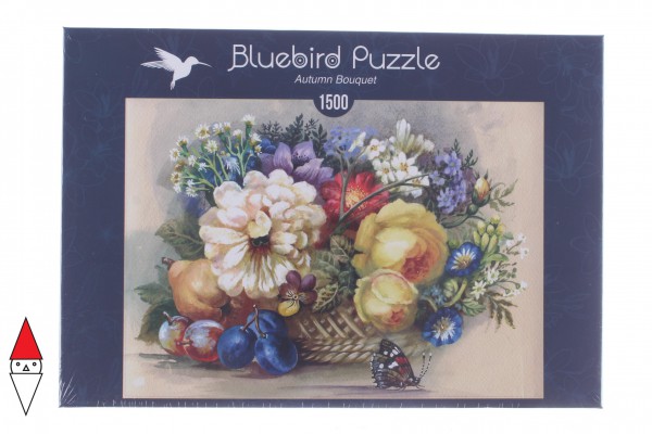 BLUEBIRD, 70026, 3663384700262, PUZZLE TEMATICO BLUEBIRD NATURA MORTA AUTUMN BOUQUET 1500 PZ
