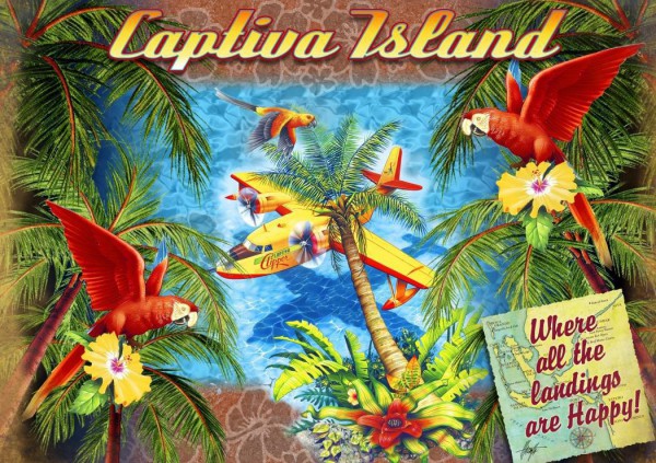 BLUEBIRD, 70104, 3663384701047, PUZZLE ANIMALI BLUEBIRD PAPPAGALLI PARROT PALM CLIPPER 1500 PZ