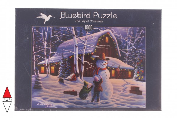 BLUEBIRD, 70098, 3663384700989, PUZZLE TEMATICO BLUEBIRD NATALE THE JOY OF CHRISTMAS 1500 PZ