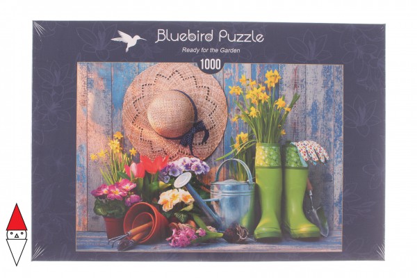 BLUEBIRD, 70299-P, 3663384702990, PUZZLE OGGETTI BLUEBIRD GIARDINAGGIO READY FOR THE GARDEN 1000 PZ