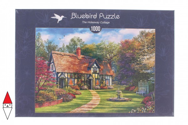 BLUEBIRD, 70312-P, 3663384703126, PUZZLE PAESAGGI BLUEBIRD COTTAGES E CHALETS THE HIDEAWAY COTTAGE 1000 PZ