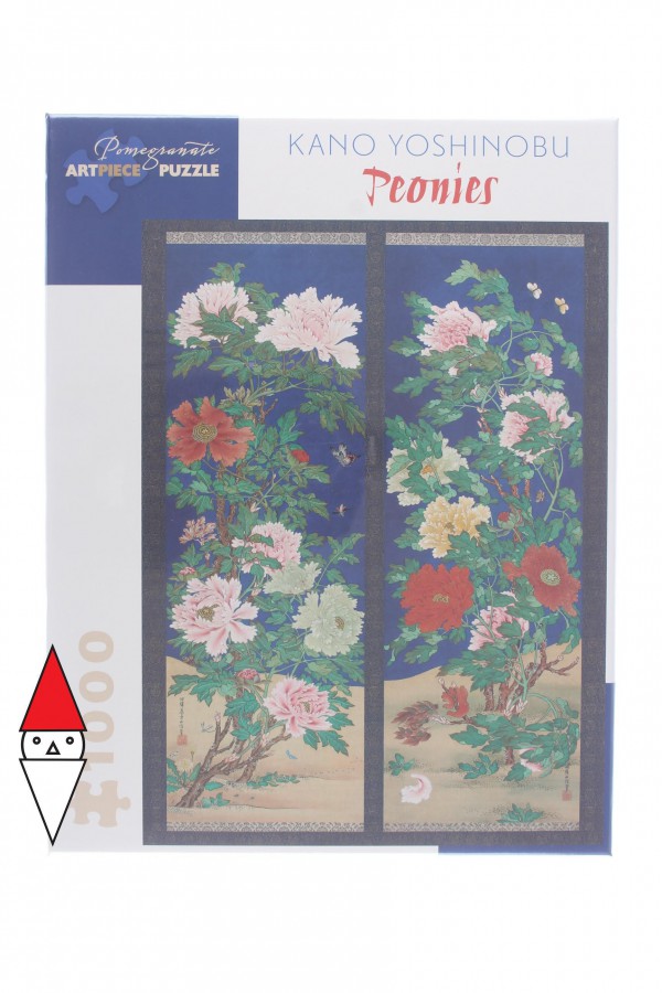 POMEGRANATE, AA1034, 9780764983139, PUZZLE ARTE POMEGRANATE ARTE ORIENTALE KANO YOSHINOBU - PIVOINES 1000 PZ