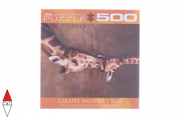 EUROGRAPHICS, , 628136063012, PUZZLE ANIMALI EUROGRAPHICS GIRAFFE IL BACIO DI MAMMA GIRAFFA 500 PZ XXL