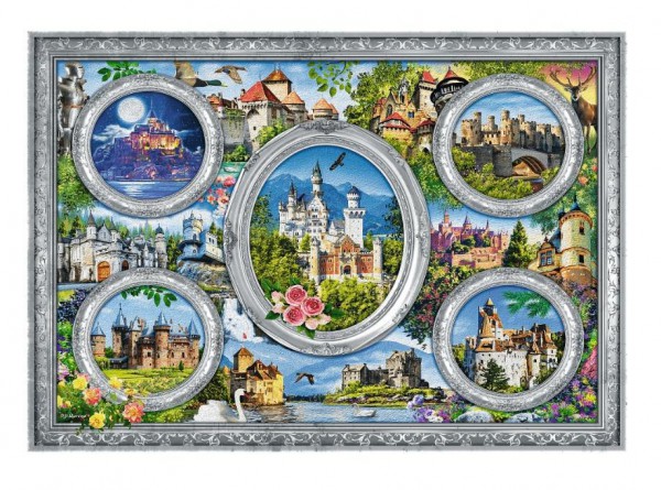 TREFL, 10583, 5900511105834, PUZZLE PAESAGGI TREFL CASTELLI E PALAZZI CASTELLI DEL MONDO 1000 PZ