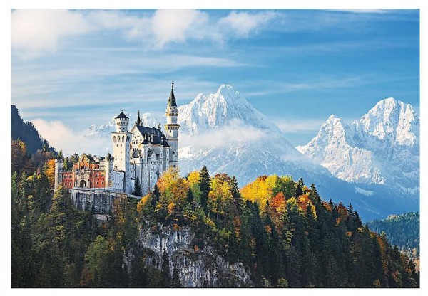 TREFL, 26133, 5900511261332, PUZZLE PAESAGGI TREFL CASTELLI E PALAZZI NEUSCHWANSTEIN 1500 PZ
