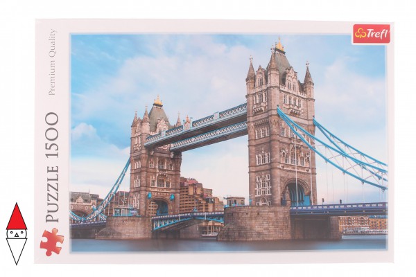 TREFL, 26140, 5900511261400, PUZZLE EDIFICI TREFL PONTI TOWER BRIDGE, LONDRAEUR 1500 PZ