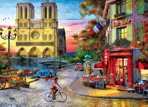 EUROGRAPHICS, 6000-5530, 628136655309, PUZZLE PAESAGGI EUROGRAPHICS CITTA NOTRE-DAME PARIGI 1000 PZ
