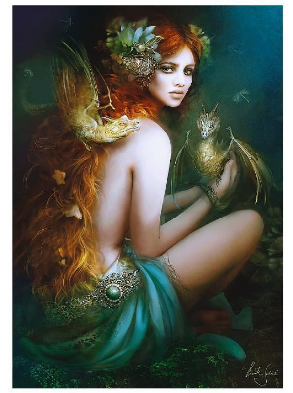 TREFL, 10592, 5900511105926, PUZZLE GRAFICA TREFL FANTASY AMICA DEI DRAGHI 1000 PZ