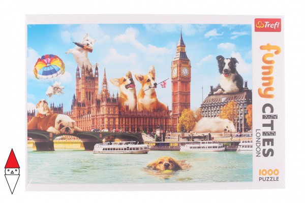 TREFL, 10596, 5900511105964, PUZZLE PAESAGGI TREFL CITTA SWEET LONDON LONDRA 1000 PZ