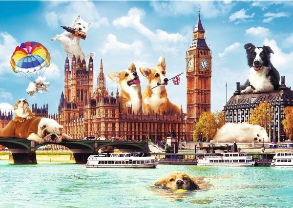 TREFL, 10596, 5900511105964, PUZZLE PAESAGGI TREFL CITTA SWEET LONDON LONDRA 1000 PZ