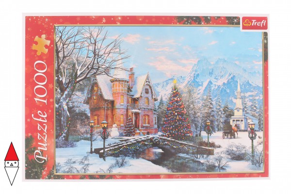 TREFL, 10439, 5900511104394, PUZZLE PAESAGGI TREFL NATALE PAESAGGIO INVERNALE 1000 PZ