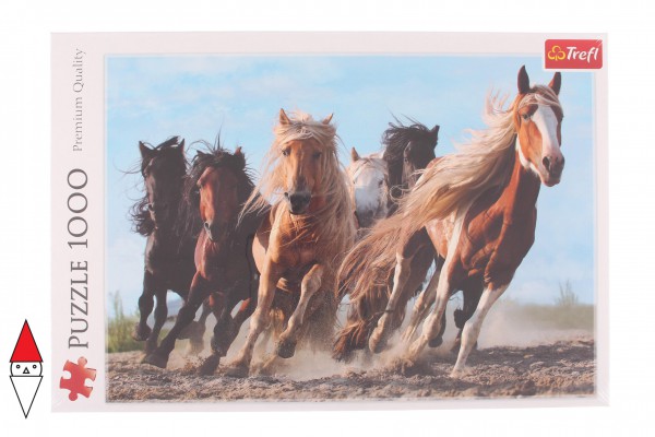 TREFL, 10446, 5900511104462, PUZZLE ANIMALI TREFL CAVALLI CAVALLI 1000 PZ