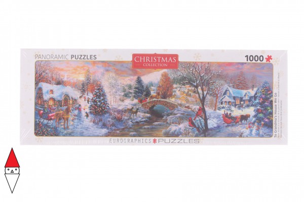 EUROGRAPHICS, 6010-5331, 628136653312, PUZZLE NATALE EUROGRAPHICS NICKY BOHEME - TO GRANDMAS HOUSE WE GO 1000 PZ