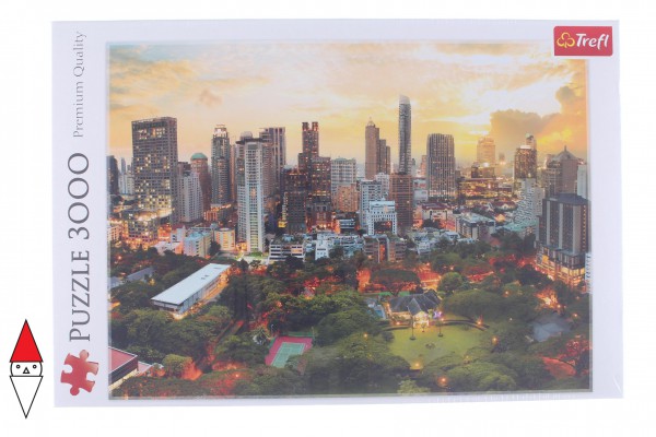 TREFL, 33060, 5900511330601, PUZZLE PAESAGGI TREFL CITTA TRAMONTO A BANGKOK 3000 PZ