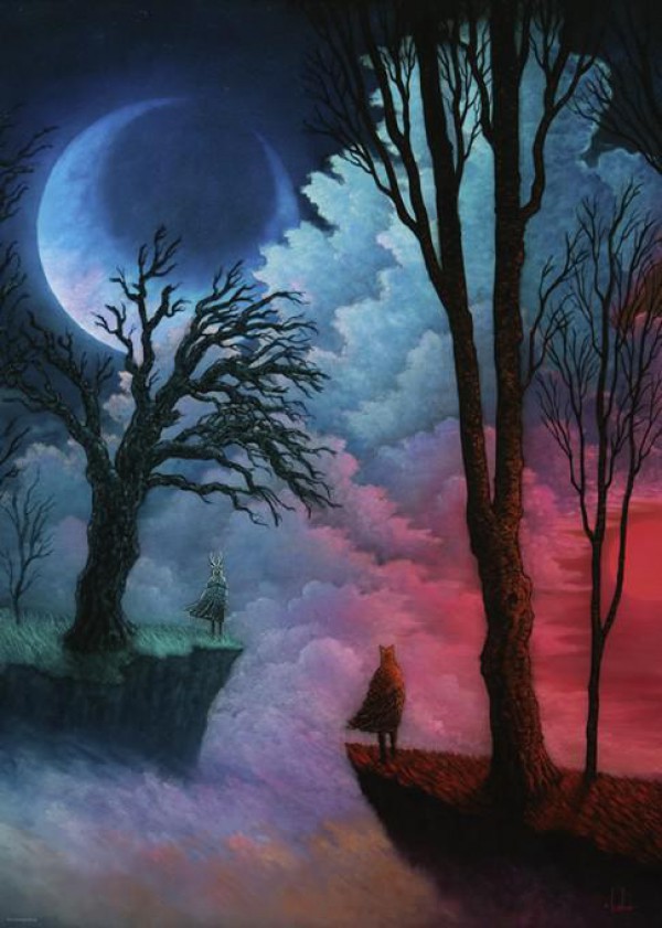 HEYE, 29880, 4001689298807, PUZZLE GRAFICA HEYE FANTASY INNER MYSTIC WORLDS APART 1000 PZ
