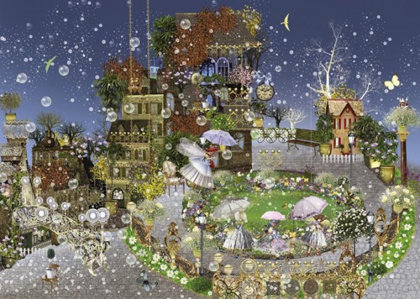 HEYE, 29919, 4001689299194, PUZZLE GRAFICA HEYE FANTASY PIXIE DUST FAIRY PARK 1000 PZ