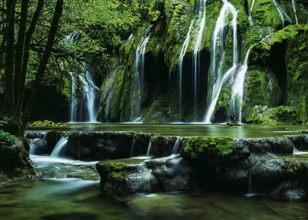 HEYE, 29602, 4001689296025, PUZZLE PAESAGGI HEYE FIUMI E CASCATE MAGIC FORESTS CASCADES 1000 PZ