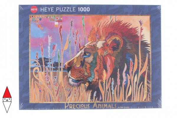 HEYE, 29899, 4001689298999, PUZZLE ANIMALI HEYE LEONI PRECIOUS ANIMALS TAKE A BREAK 1000 PZ