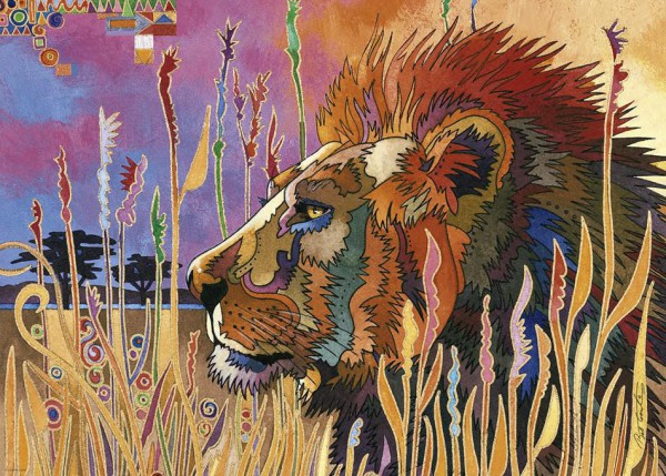 HEYE, 29899, 4001689298999, PUZZLE ANIMALI HEYE LEONI PRECIOUS ANIMALS TAKE A BREAK 1000 PZ