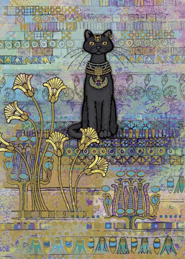 HEYE, 29536, 4001689295363, PUZZLE ANIMALI HEYE GATTI CROWTHER CATS EGYPTIAN 1000 PZ