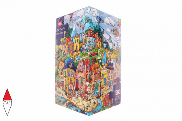 HEYE, 29744, 4001689297442, PUZZLE GRAFICA HEYE CITTA BERMAN HAPPYTOWN 1500 PZ