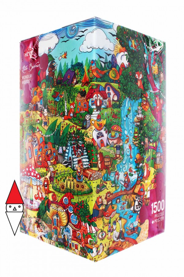 HEYE, 29792, 4001689297923, PUZZLE GRAFICA HEYE FUMETTI BERMAN WONDERWOODS 1500 PZ