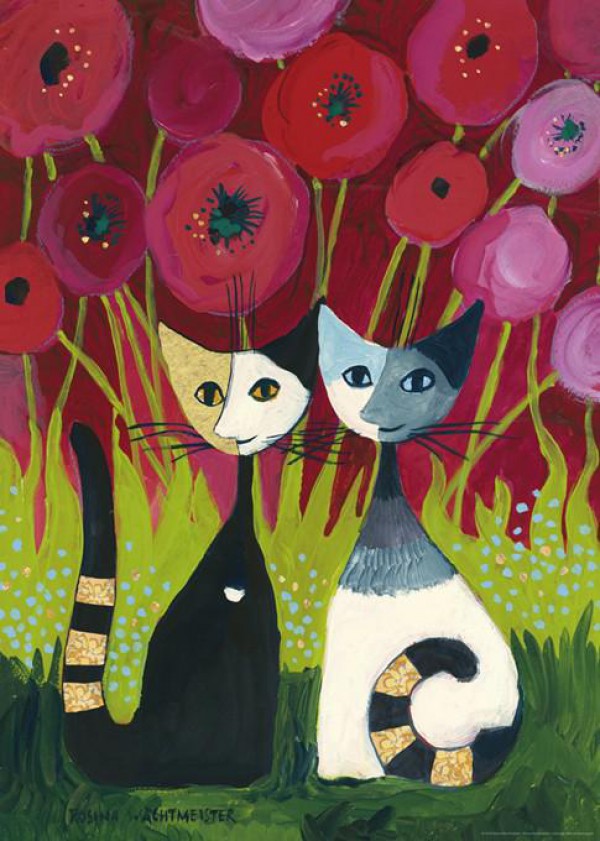 HEYE, 29900, 4001689299002, PUZZLE ANIMALI HEYE GATTI WATCHMEISTER POPPY CANOPY 1000 PZ