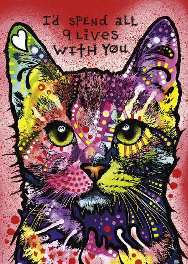 HEYE, 29731, 4001689297312, PUZZLE ANIMALI HEYE GATTI JOLLY PETS 9 LIVES 1000 PZ