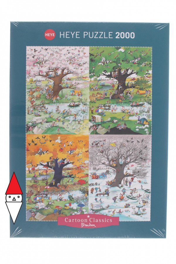 HEYE, 29873, 4001689298739, PUZZLE GRAFICA HEYE FUMETTI BLACHON 4 SEASONS 2000 PZ