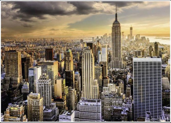 RAVENSBURGER, 19712, 4005556197125, PUZZLE PAESAGGI RAVENSBURGER CITTA MAESTOSA NEW YORK 1000 PZ
