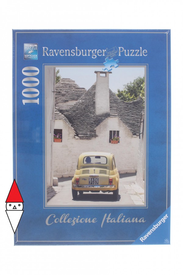 RAVENSBURGER, 19665, 4005556196654, PUZZLE PAESAGGI RAVENSBURGER VILLAGGI ALBEROBELLO 1000 PZ