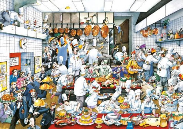 HEYE, 29130, 4001689291303, PUZZLE GRAFICA HEYE FUMETTI BLACHON BON APPETIT 1500 PZ