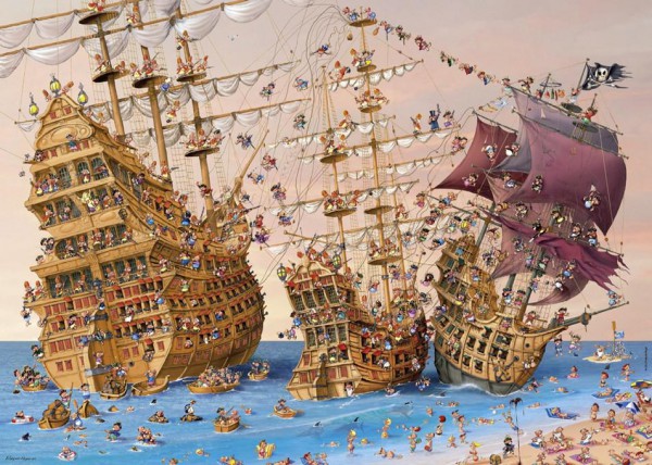HEYE, 29570, 4001689295707, PUZZLE GRAFICA HEYE FUMETTI RUYER CORSAIR 1000 PZ