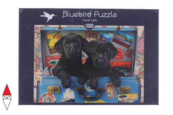 BLUEBIRD, 70328-P, 3663384703287, PUZZLE ANIMALI BLUEBIRD CANI TRAVEL LABS 1000 PZ
