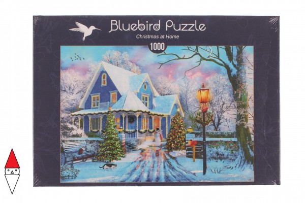 BLUEBIRD, 70340-P, 3663384703409, PUZZLE TEMATICO BLUEBIRD NATALE CHRISTMAS AT HOME 1000 PZ