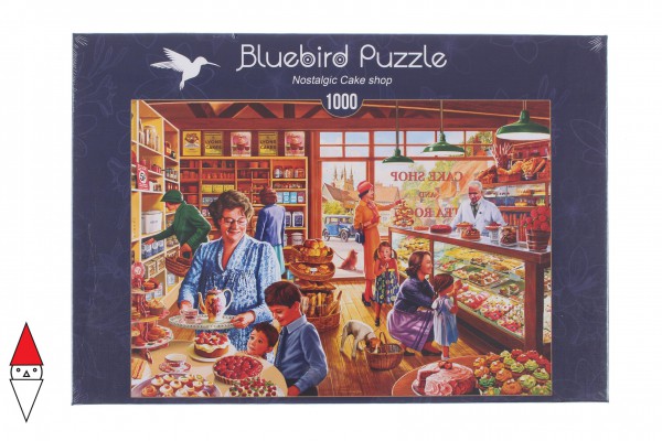 BLUEBIRD, 70326-P, 3663384703263, PUZZLE TEMATICO BLUEBIRD NEGOZI NOSTALGIC CAKE SHOP 1000 PZ