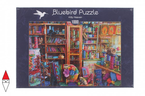 BLUEBIRD, 70331-P, 3663384703317, PUZZLE TEMATICO BLUEBIRD NEGOZI KITTY HEAVEN 1000 PZ