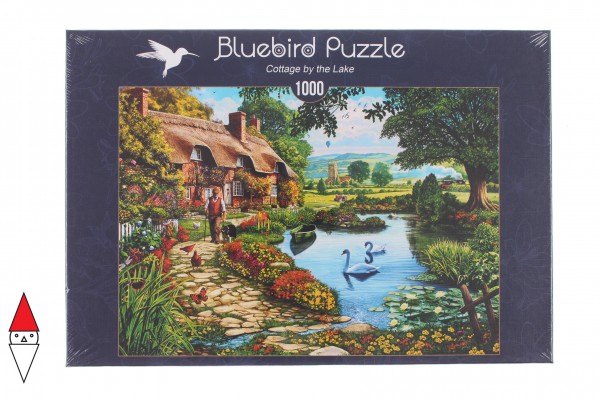 BLUEBIRD, 70315-P, 3663384703157, PUZZLE EDIFICI BLUEBIRD COTTAGES E CHALETS COTTAGE BY THE LAKE 1000 PZ