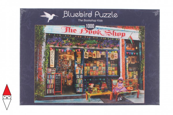 BLUEBIRD, 70327-P, 3663384703270, PUZZLE TEMATICO BLUEBIRD NEGOZI THE BOOKSHOP KIDS 1000 PZ